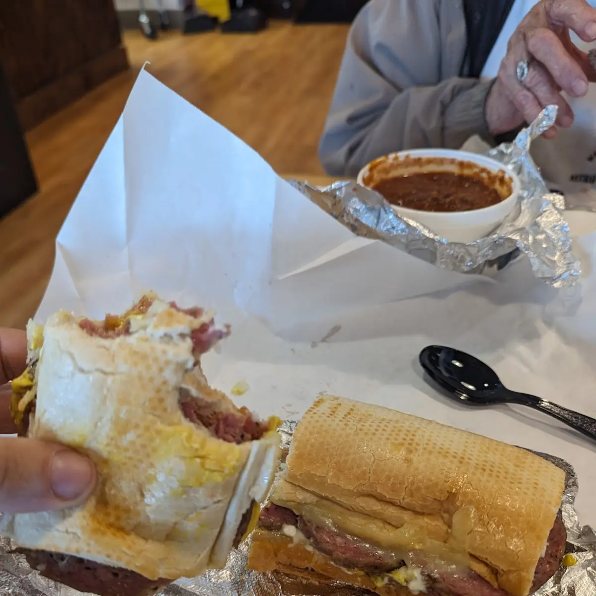 Hot Salami Garlic Cheese Bread