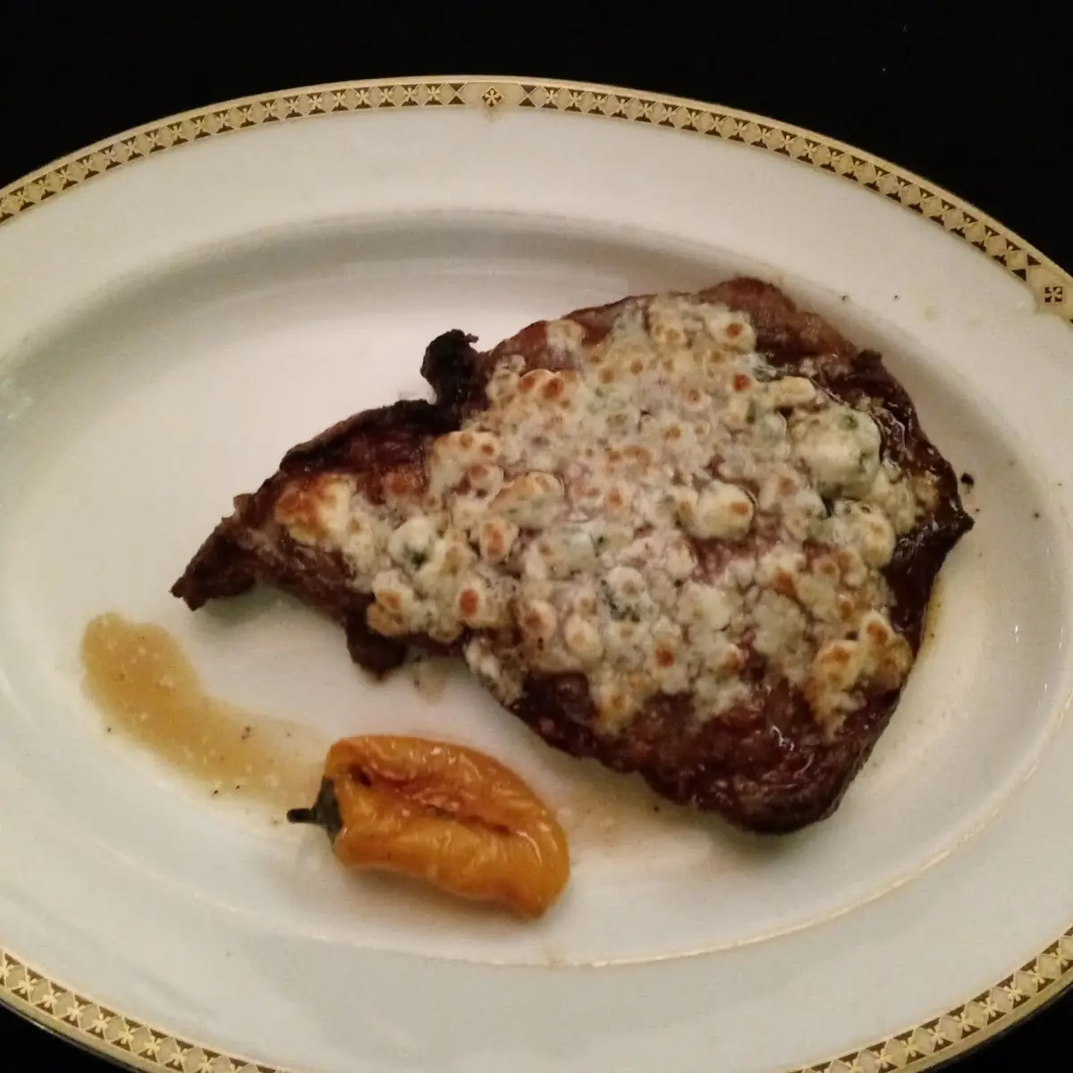 Blue Cheese Encrusted Ribeye