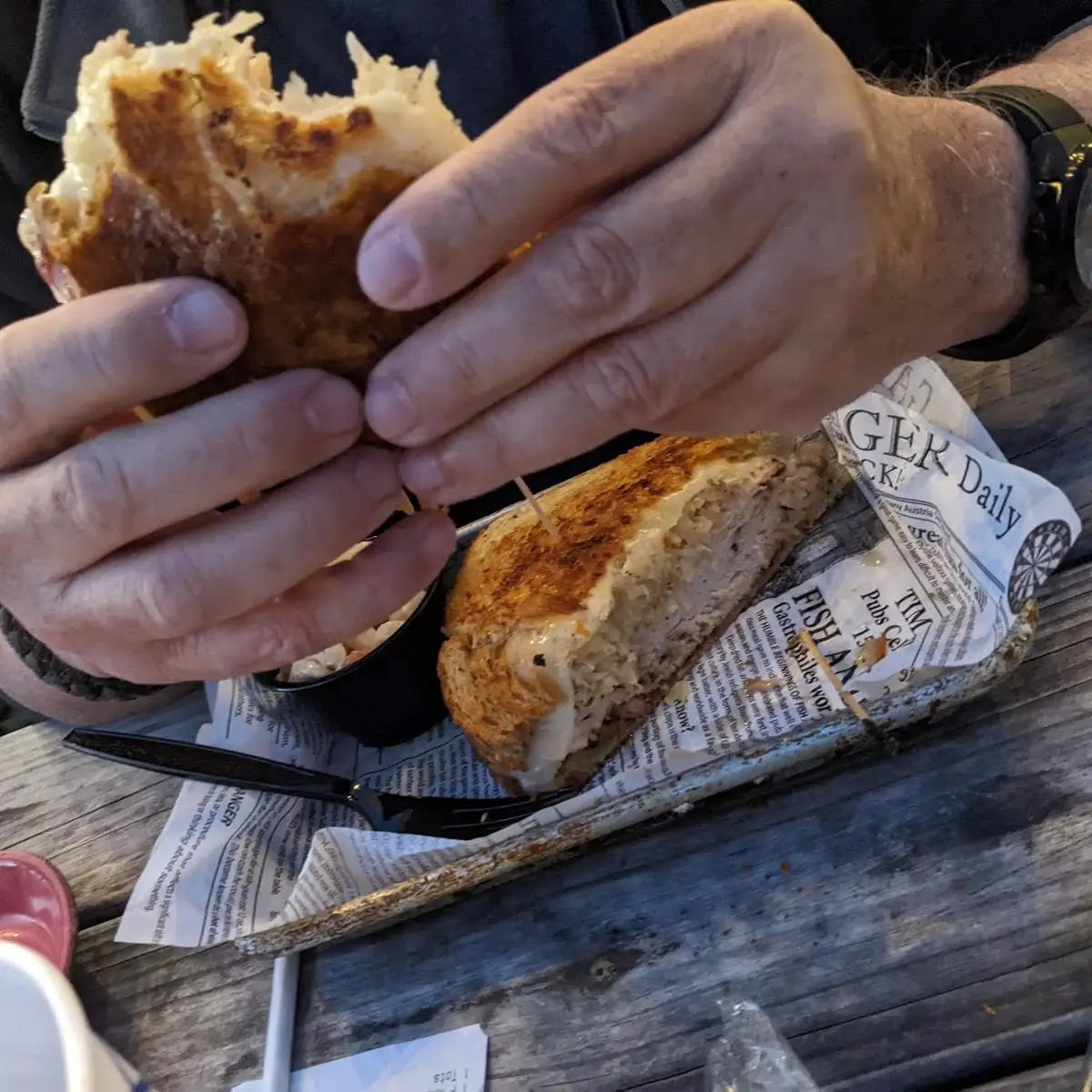 Turkey and Cheese Sandwich