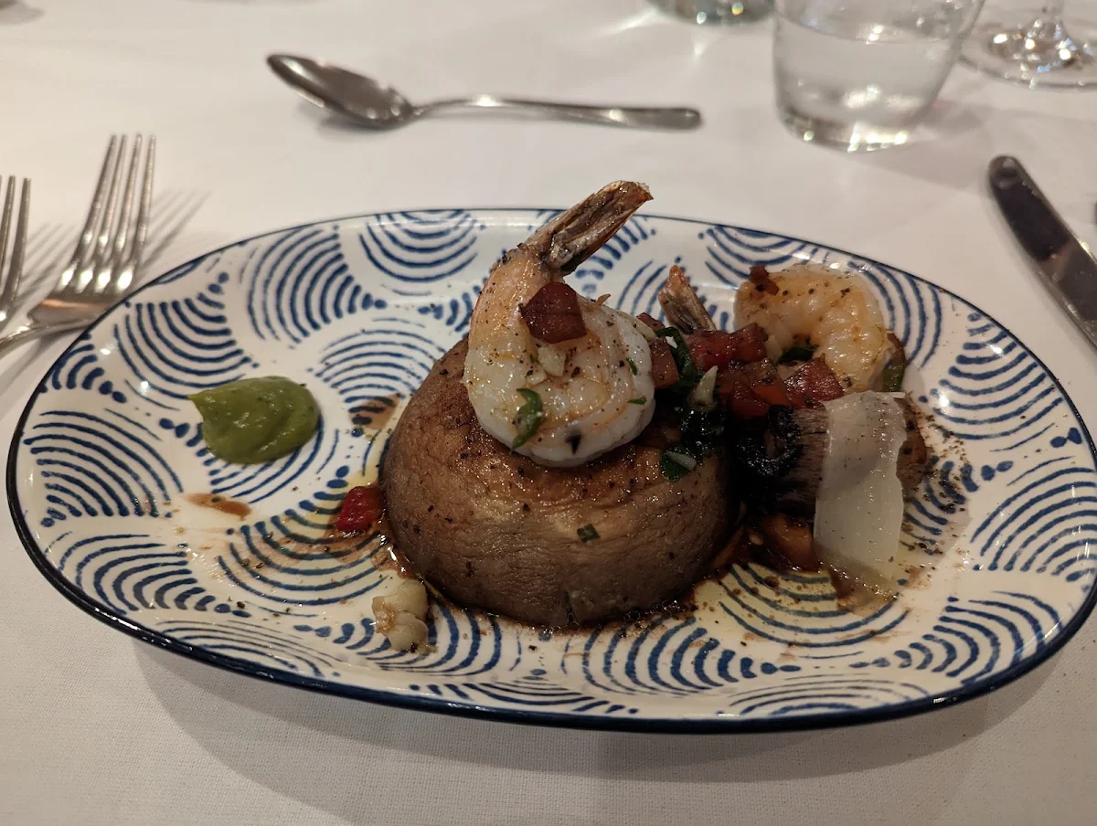 Garlic Chilli Prawns & Field Mushroom