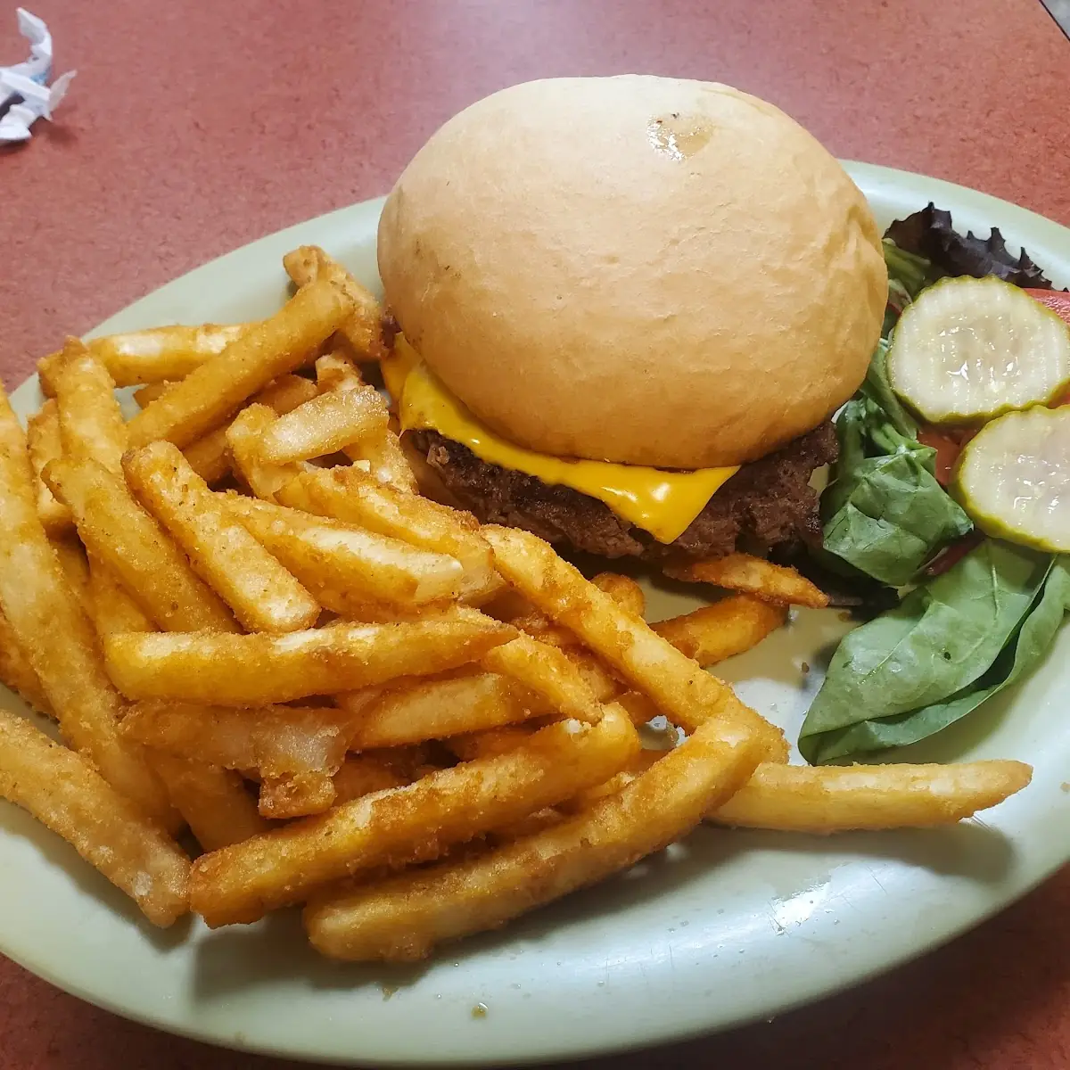 Mushroom Swiss Burger