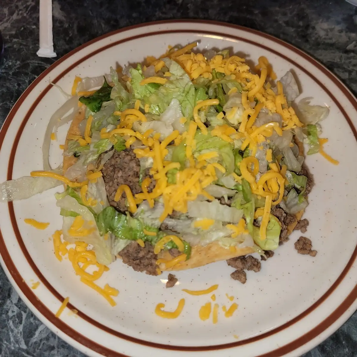 Ground Beef Tostada