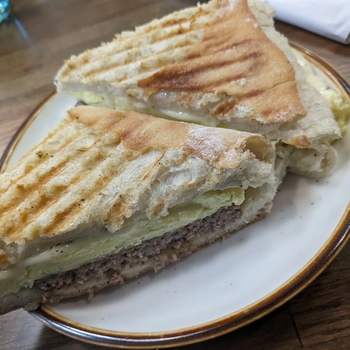 Sausage Egg and Cheese Sandwich