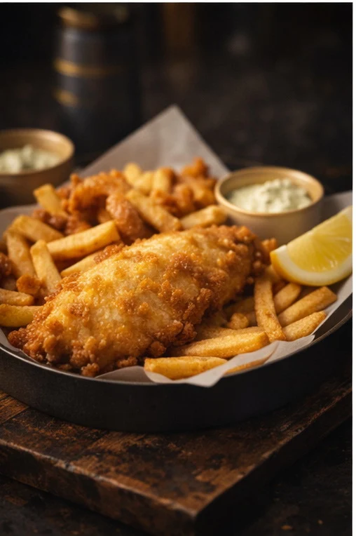 Upgrade to Fish and Chips for 6