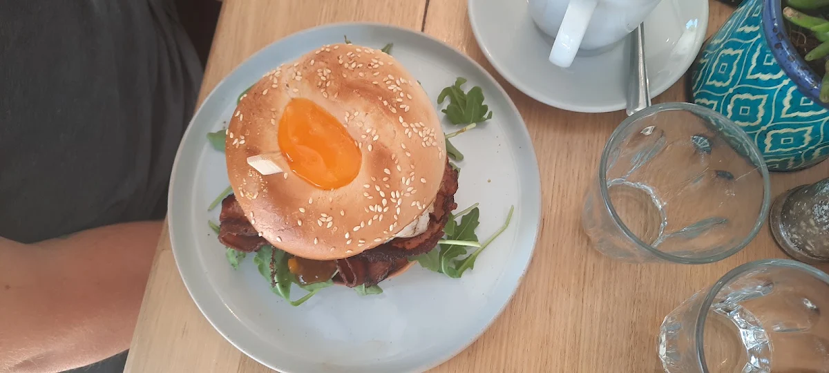 Bacon and Egg Bagels, Thyme Cafe Bar