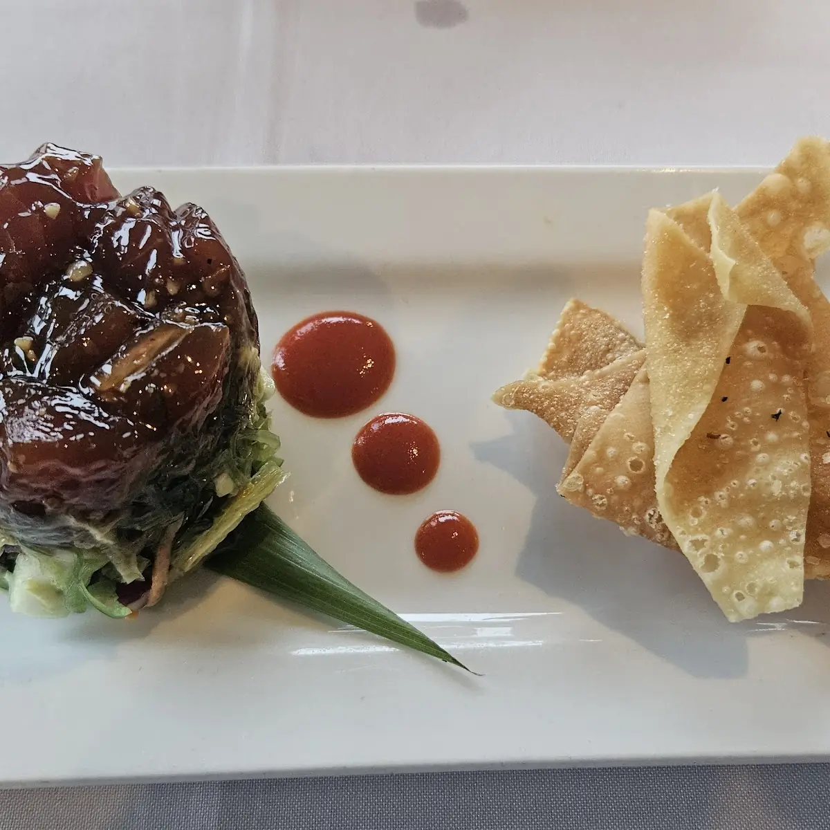 Ahi Poke Stack
