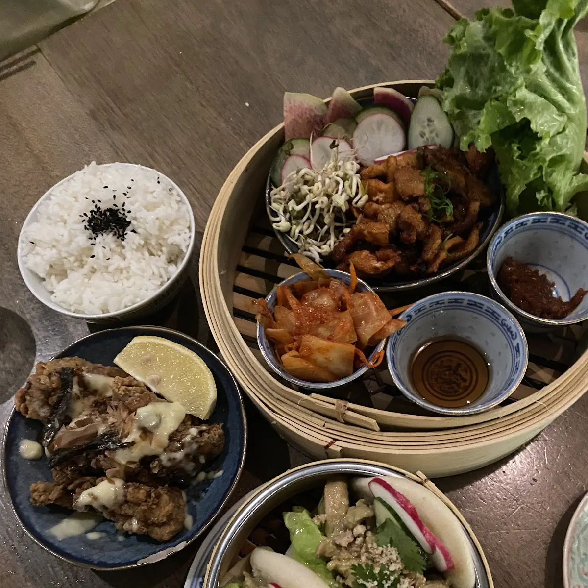 Satay Chicken Bao Buns