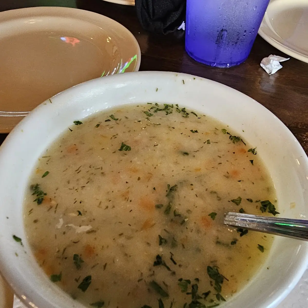 Homemade Avgolemono Soup