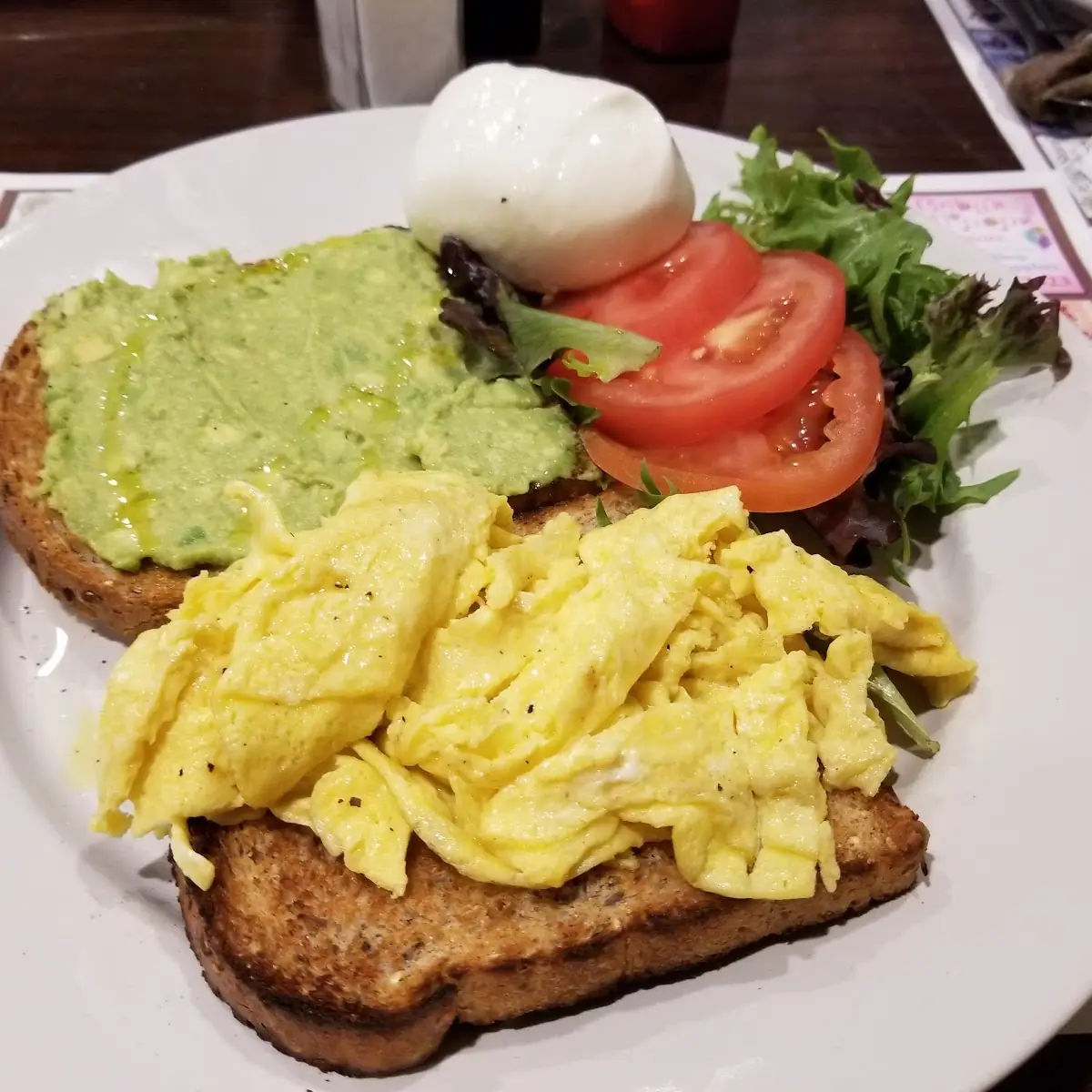 Avocado Toast with Burrata and Eggs