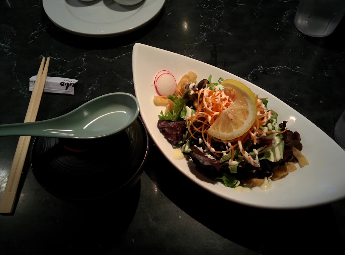 Miso Soup and Salad