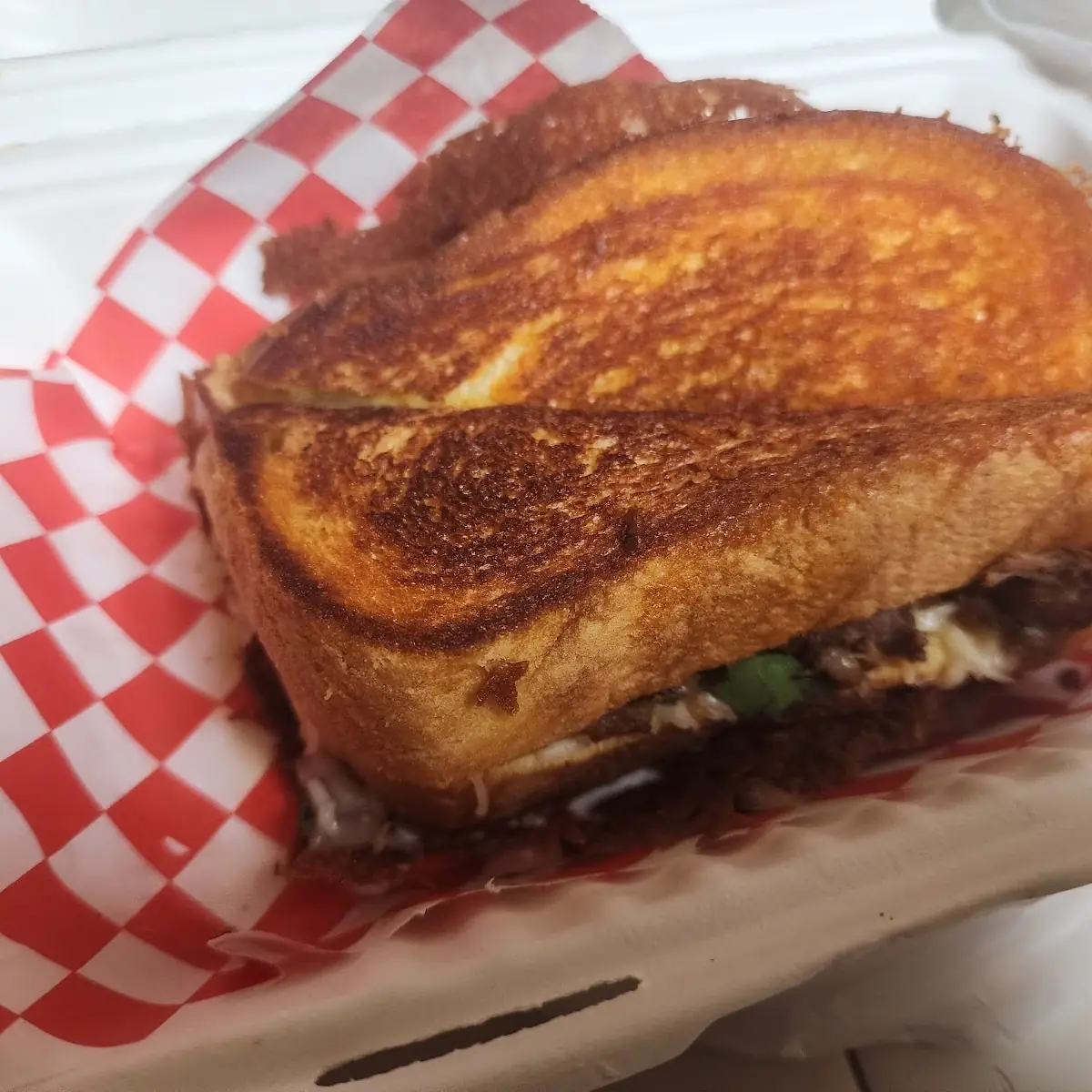 Birria Grilled Cheese Sandwich