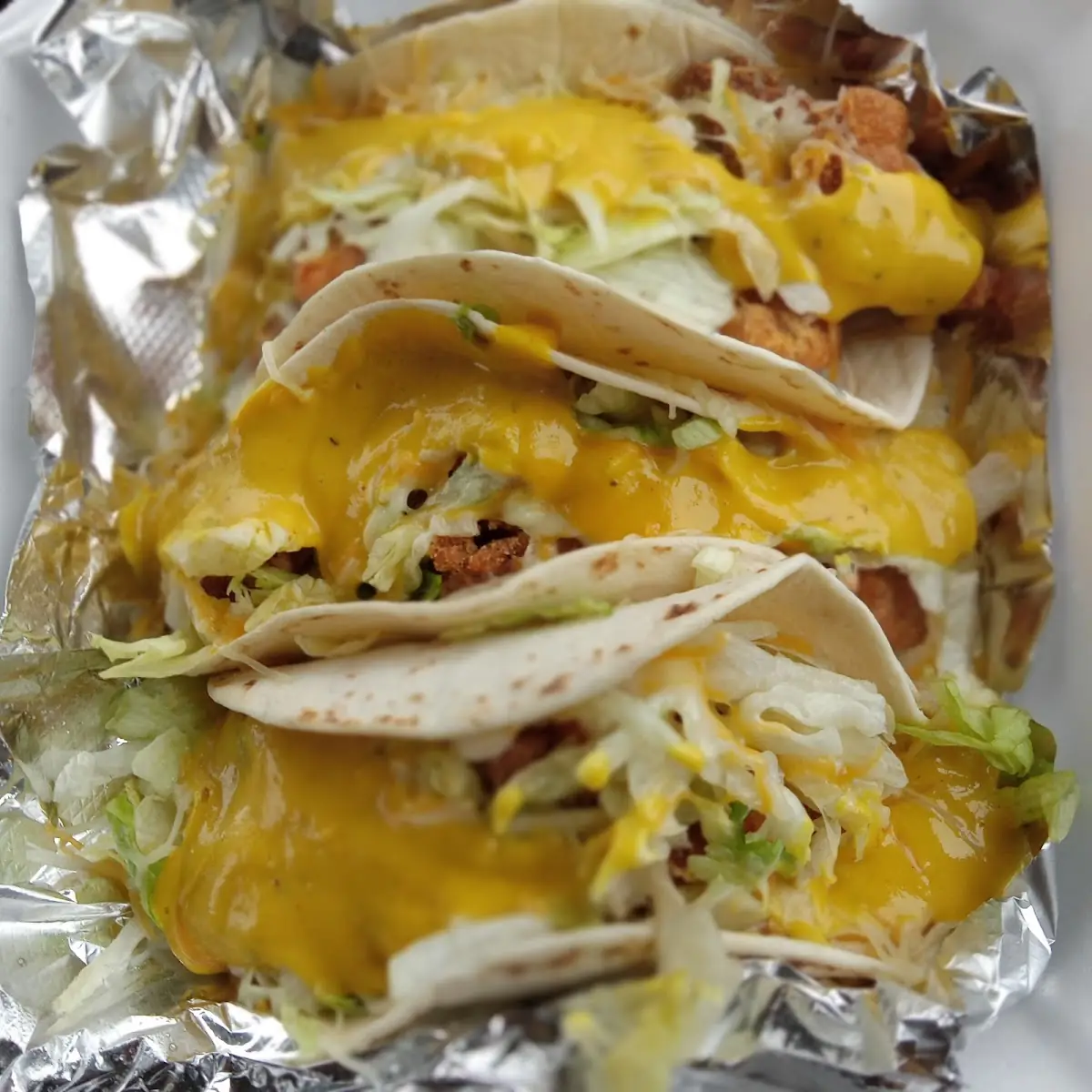 Yellow Sauce Fish Tacos