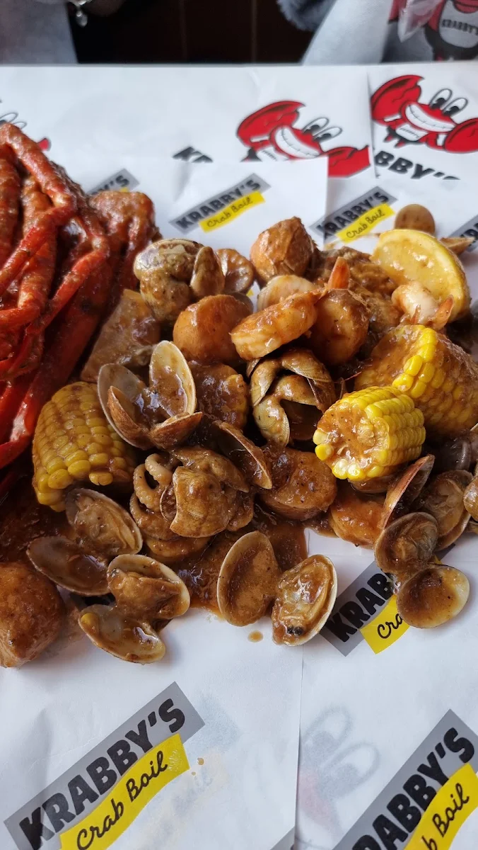 Mussels Clams Prawns, KRABBY'S CRAB BOIL