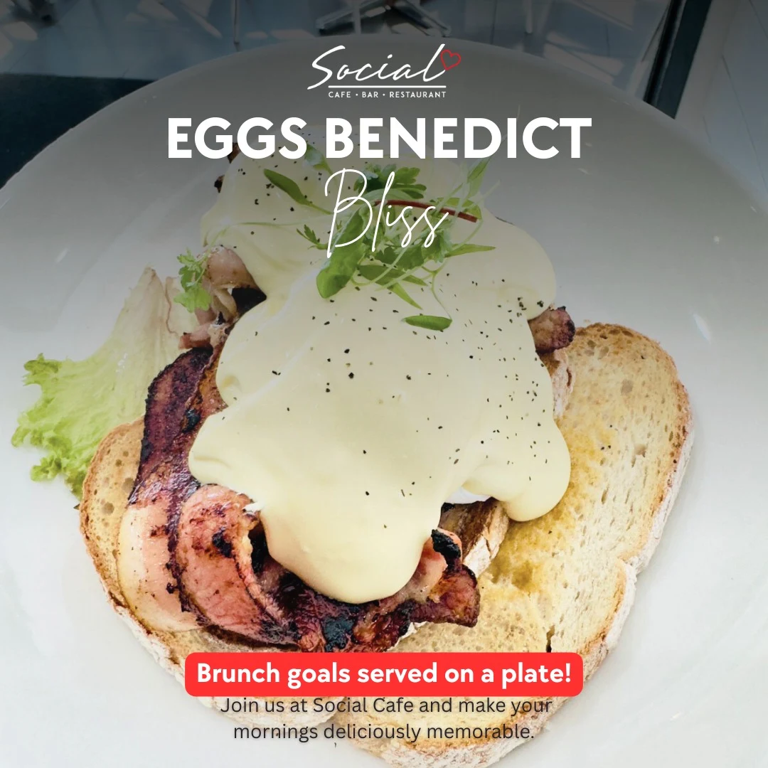 Bacon Egg BBQ Sauce, Social Cafe, Bar & Restaurant