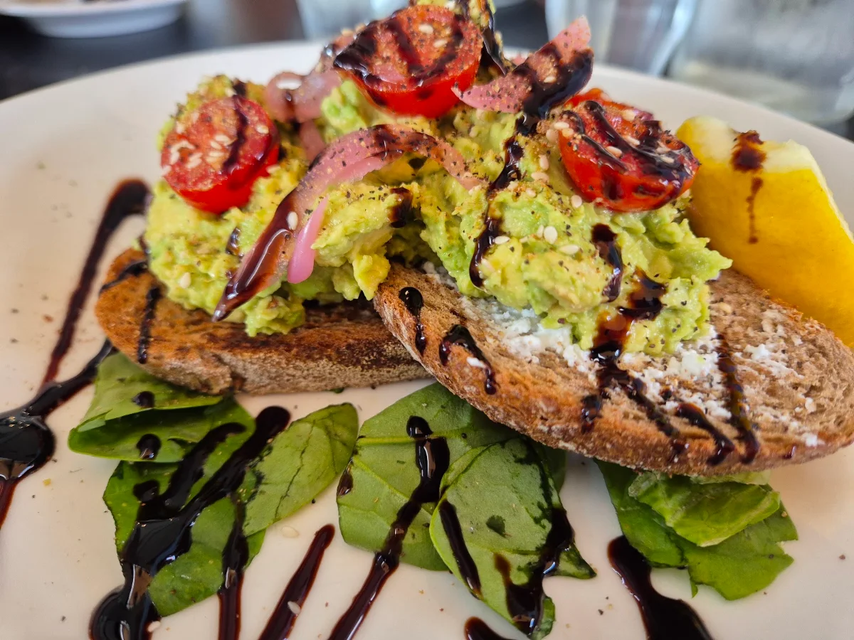 Smashed Avocado Toast, Social Cafe, Bar & Restaurant