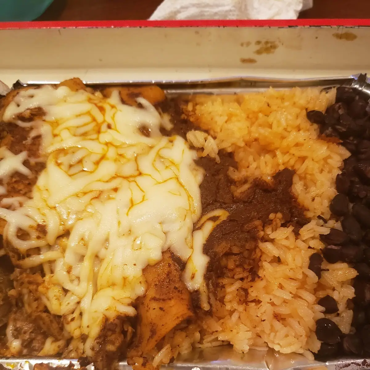 Pork Enchilada with Mole Sauce