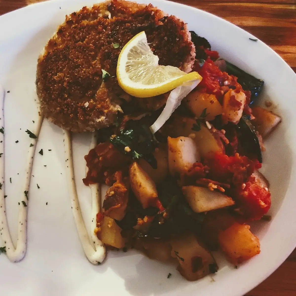 Crab Cake Dinner