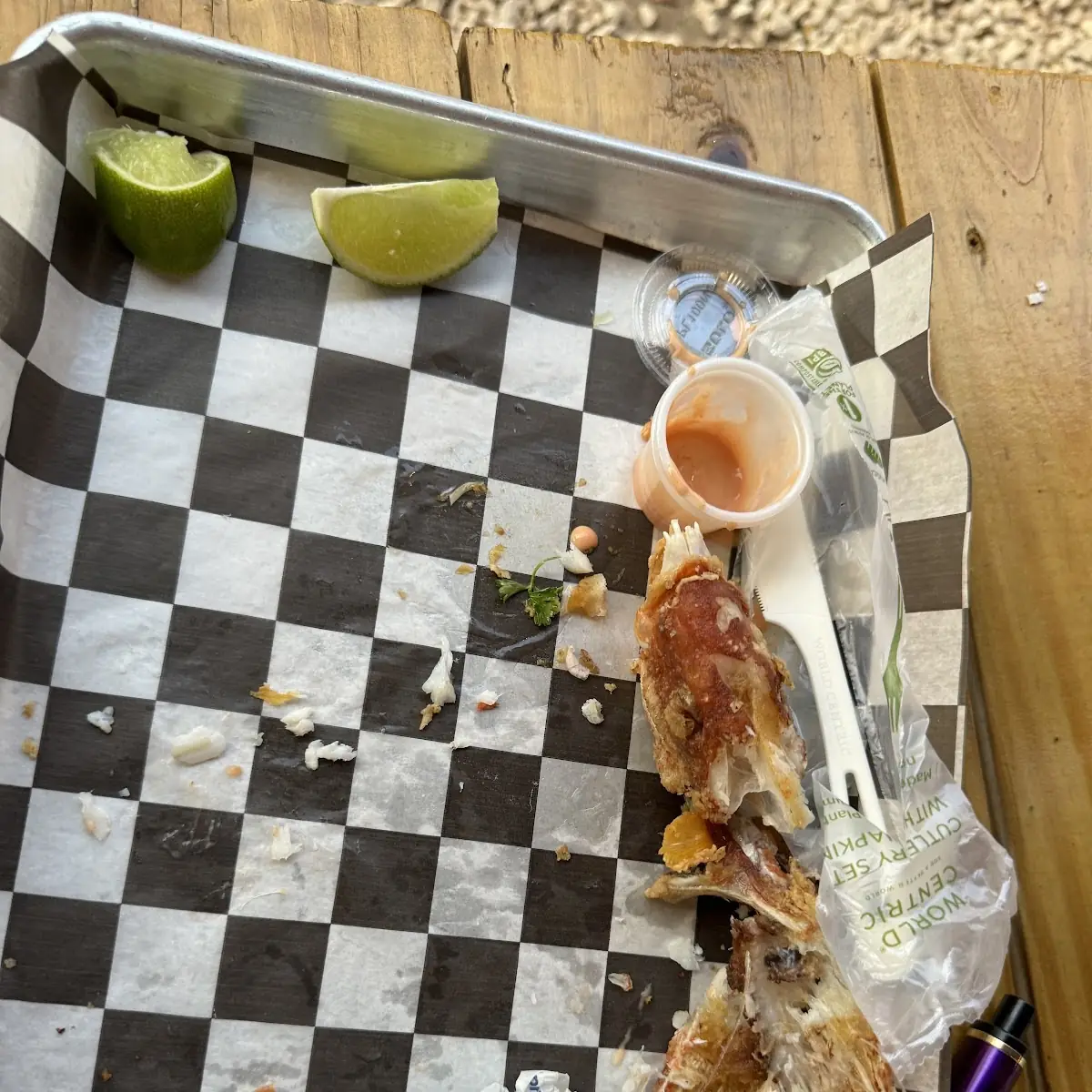 Fríes Snapper with Tostones and Coconut Water