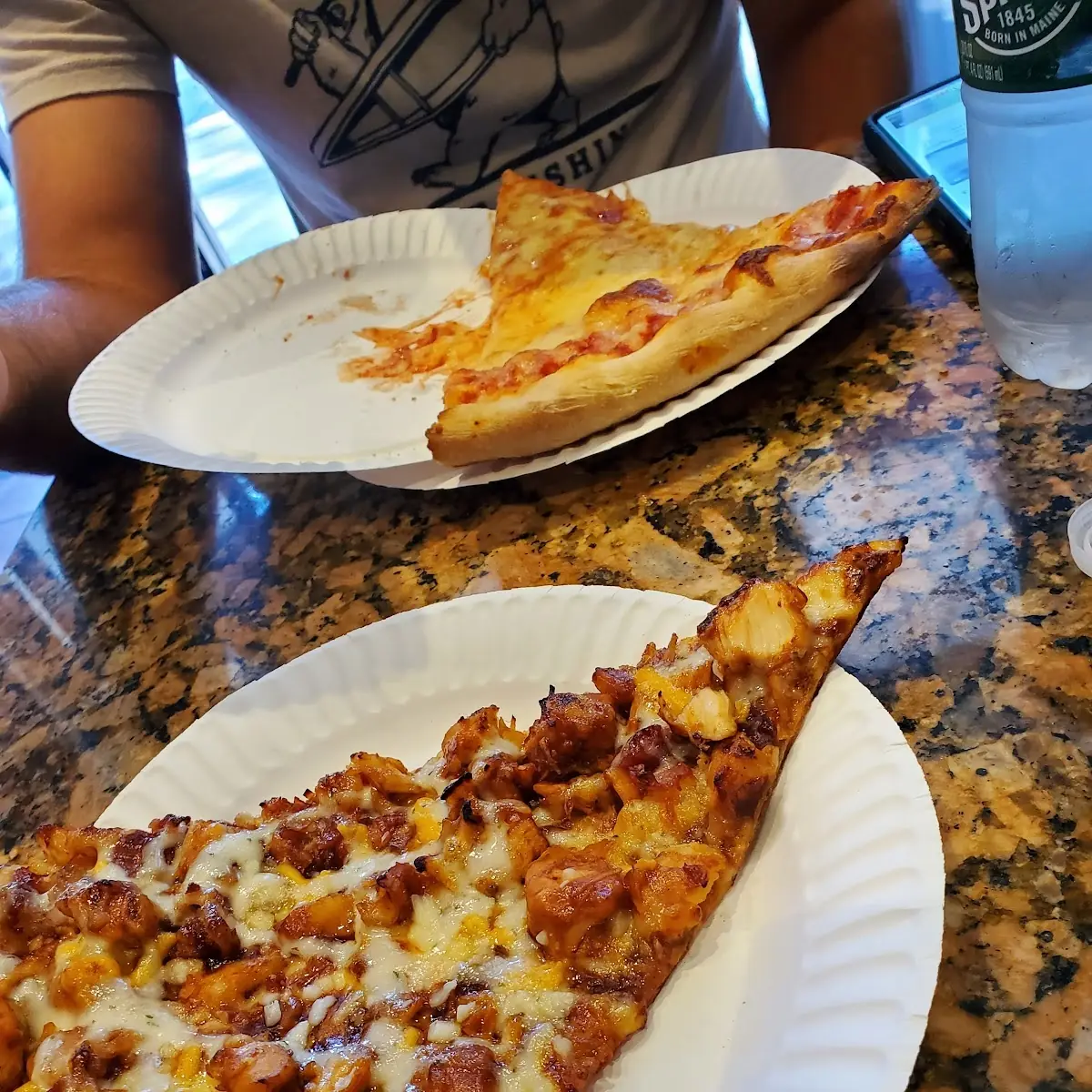 BBQ Chicken Pizza Slice