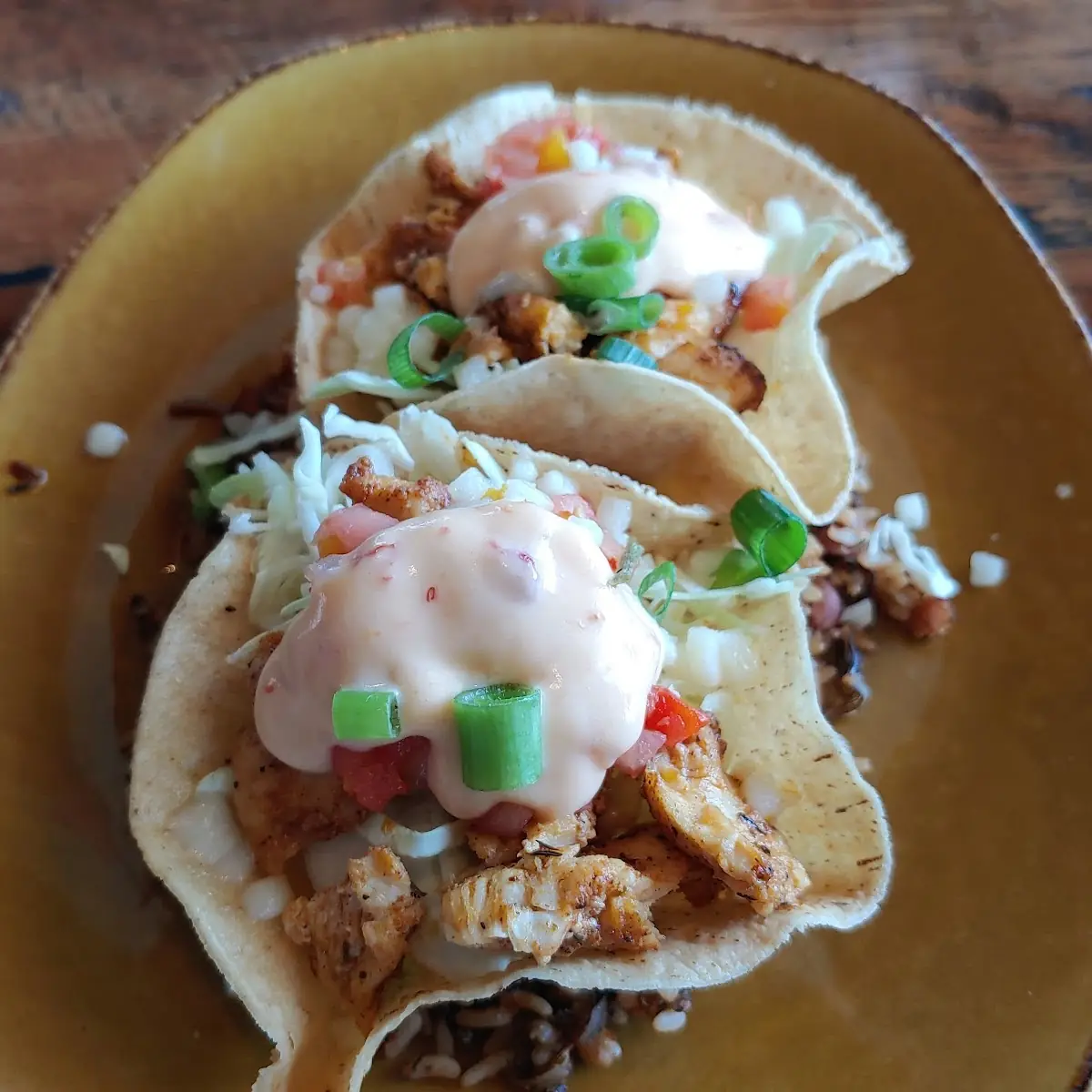 Jerked Swordfish Tacos