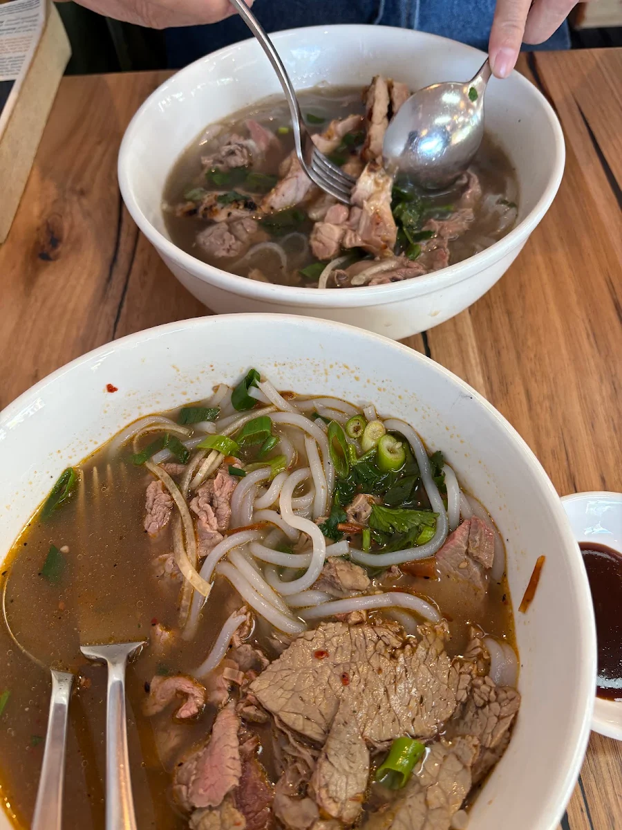 Beef Slices and Beef Ball Pho