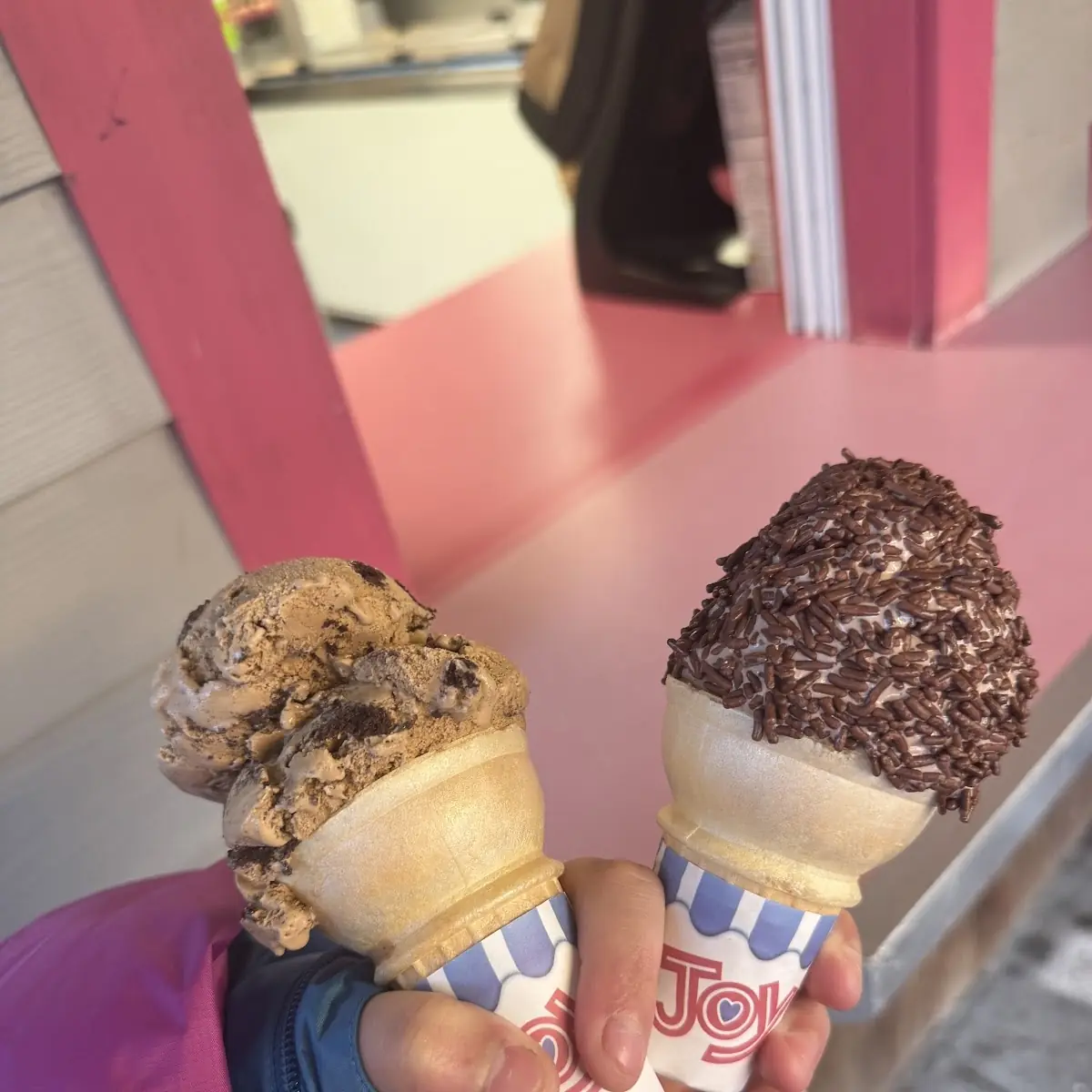 Chocolate Dipped Waffle Cone