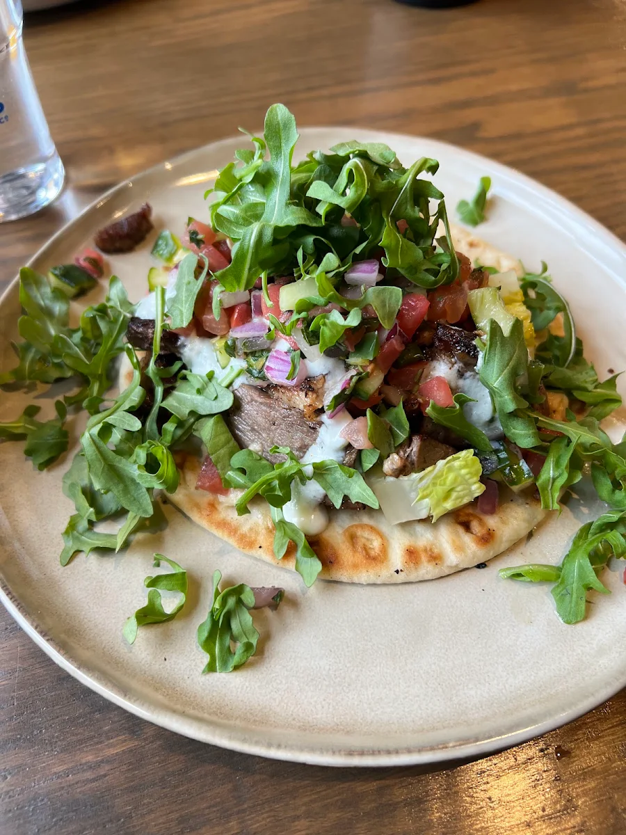 Open Lamb Souvlaki, Bullwheel