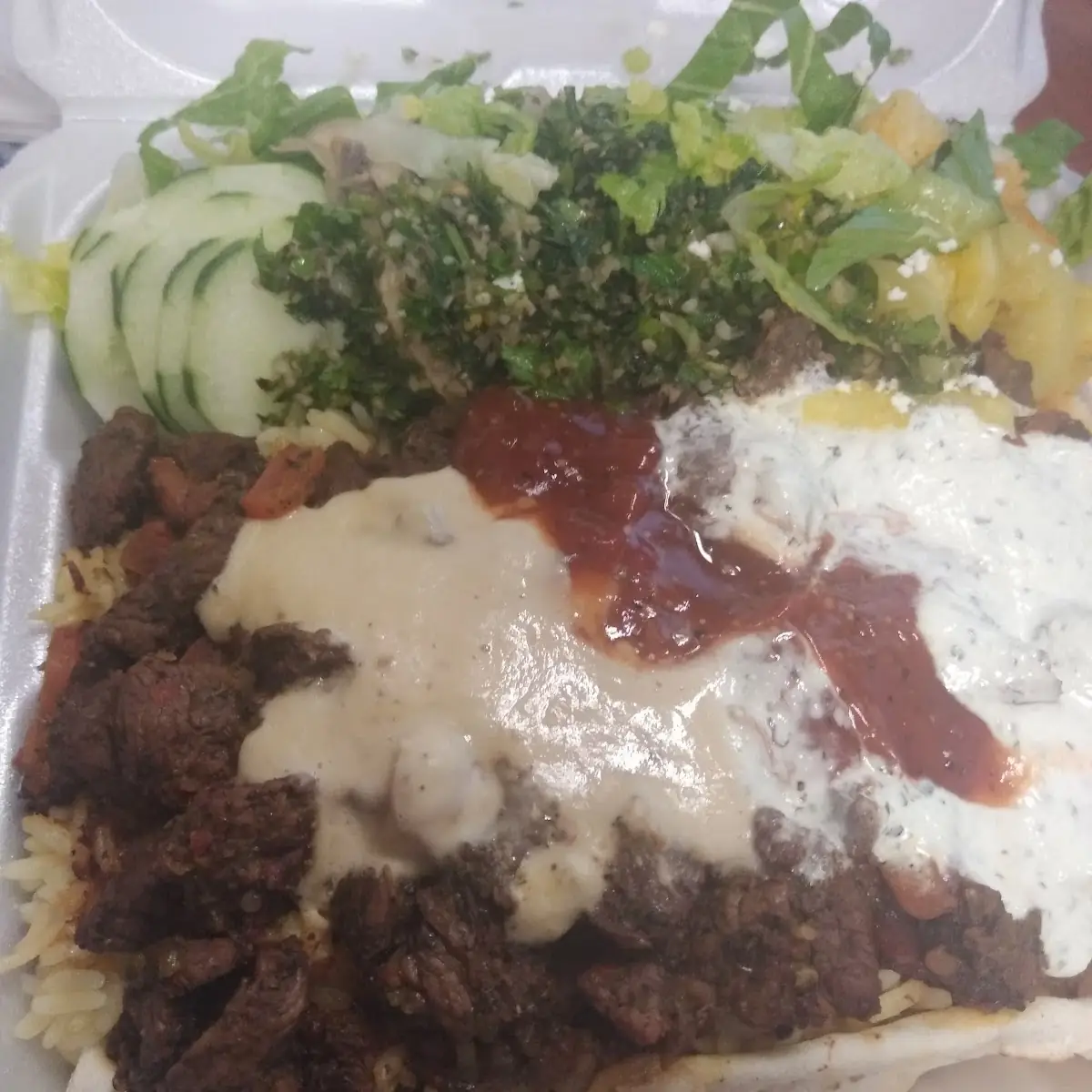 Beef Shawarma Wrap