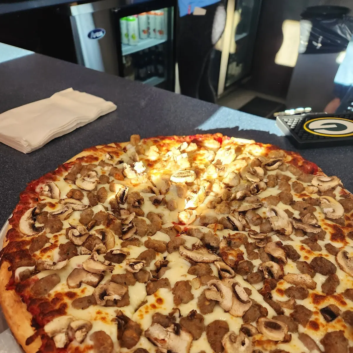 Sausage & Mushroom Pizza