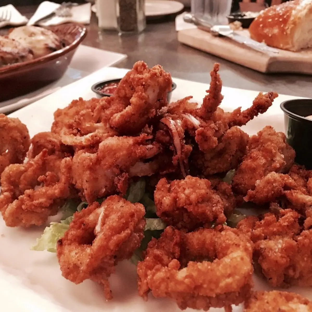 Native Fried Calamari with Marinara Sauce