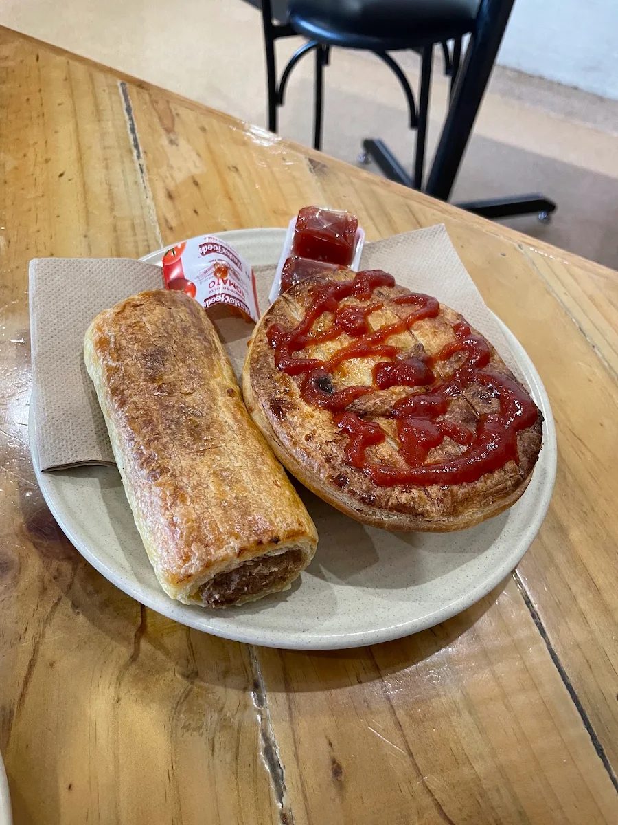 Sausage Roll & Beef & Cheese Pie, Kelly's Bakery, Cafe & Bakehouse