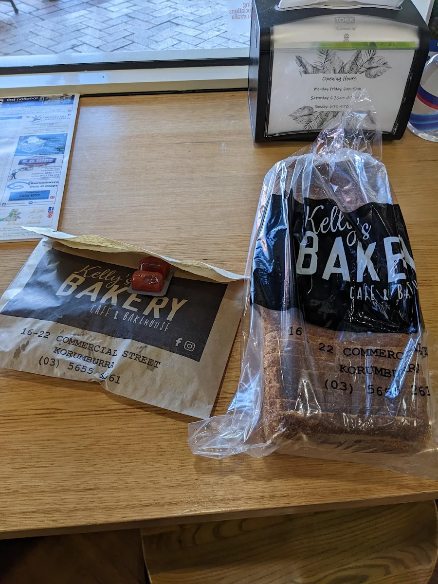 White Bread, Kelly's Bakery, Cafe & Bakehouse
