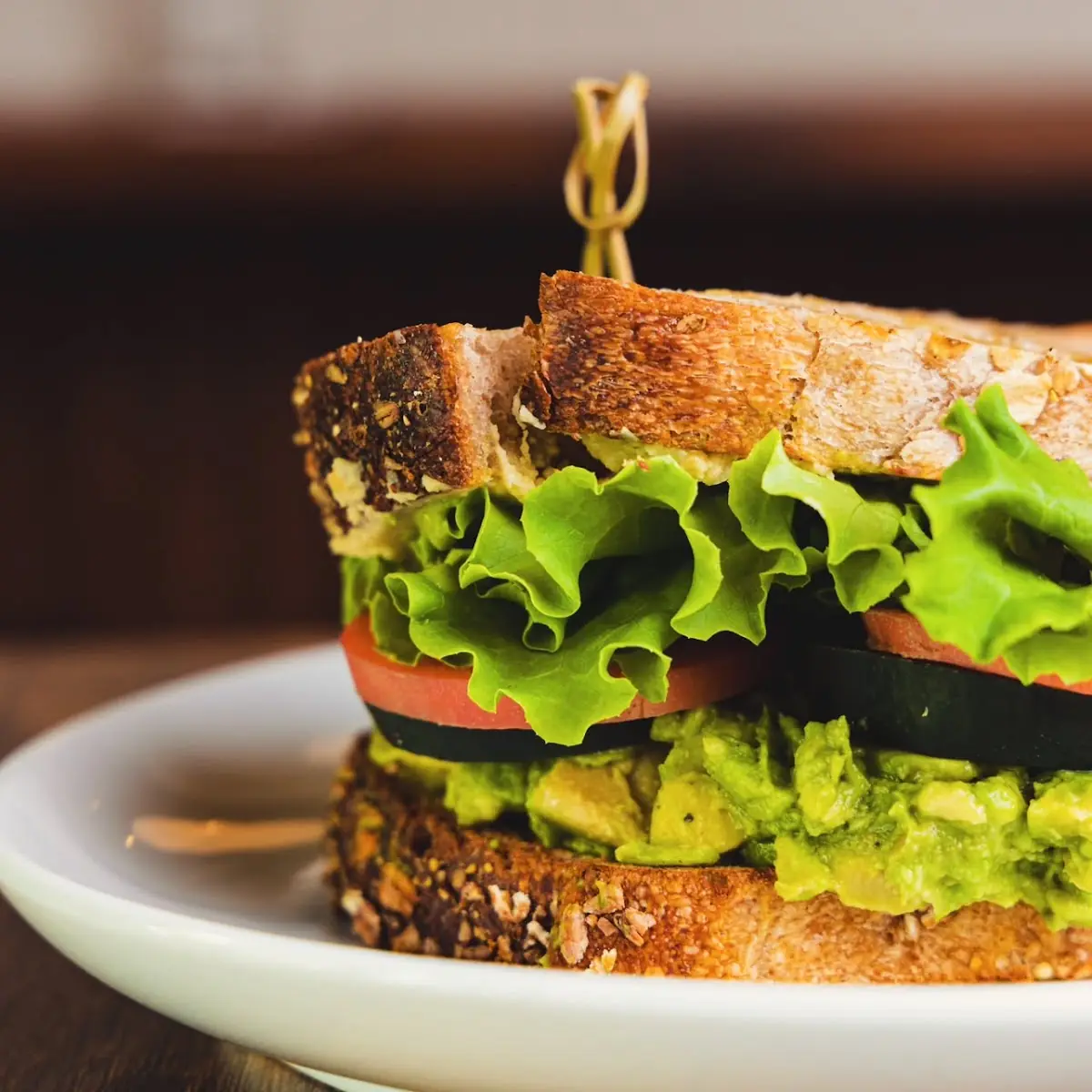 Breakfast Sandwich Bacon Egg Cheese Avo Mushroom Greens