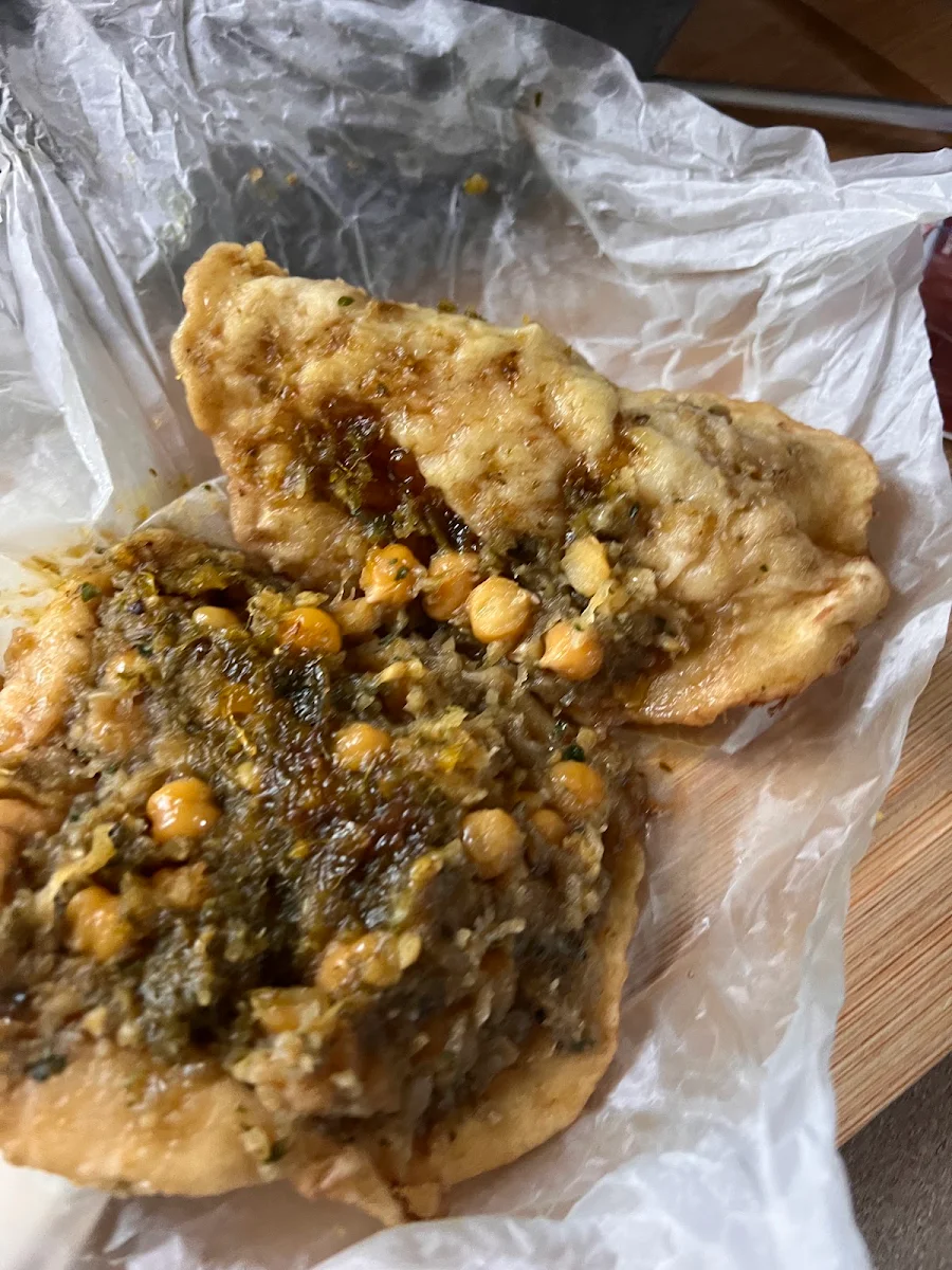 Chickpeas Filling, Lena's Roti & Doubles