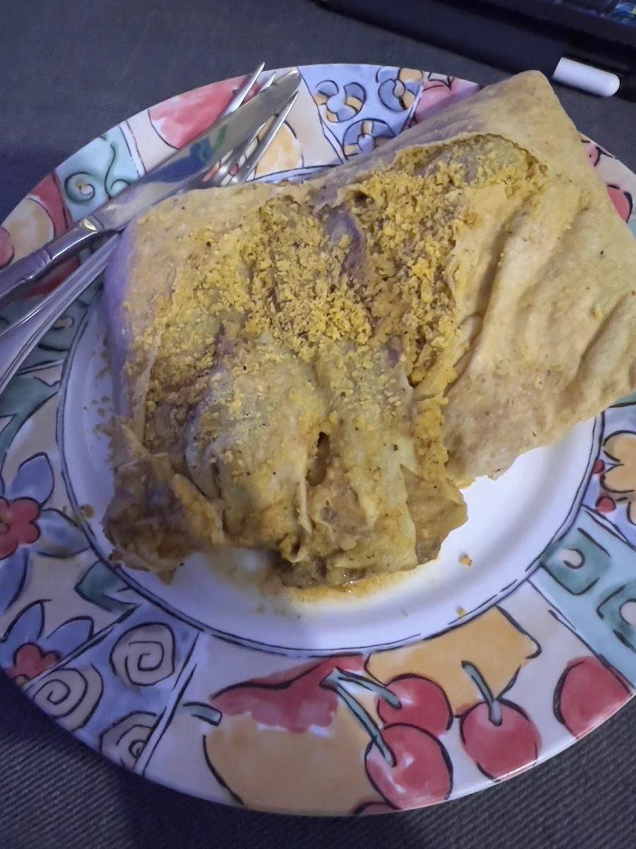 Curry Beef Roti, Lena's Roti & Doubles
