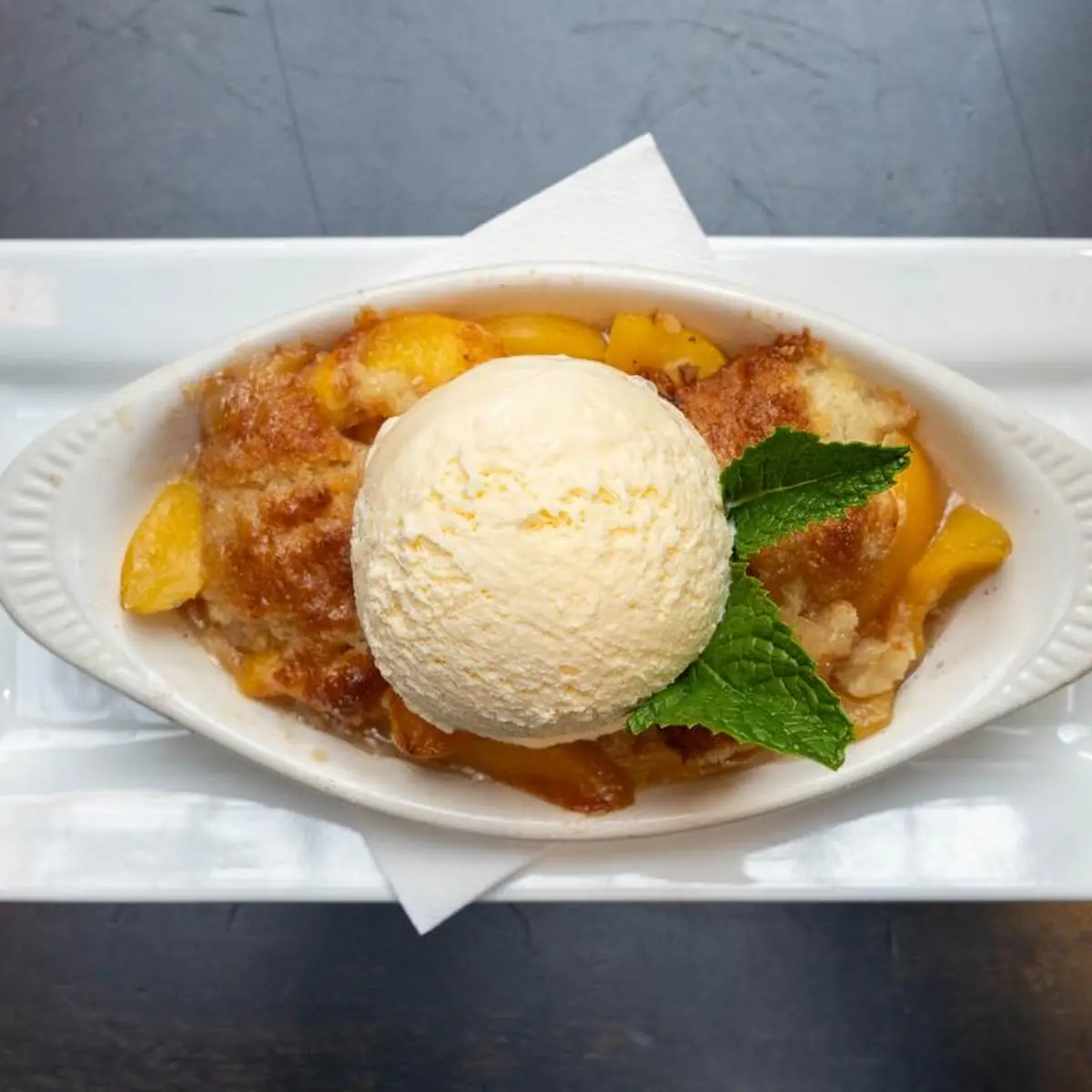 Southern Peach Cobbler