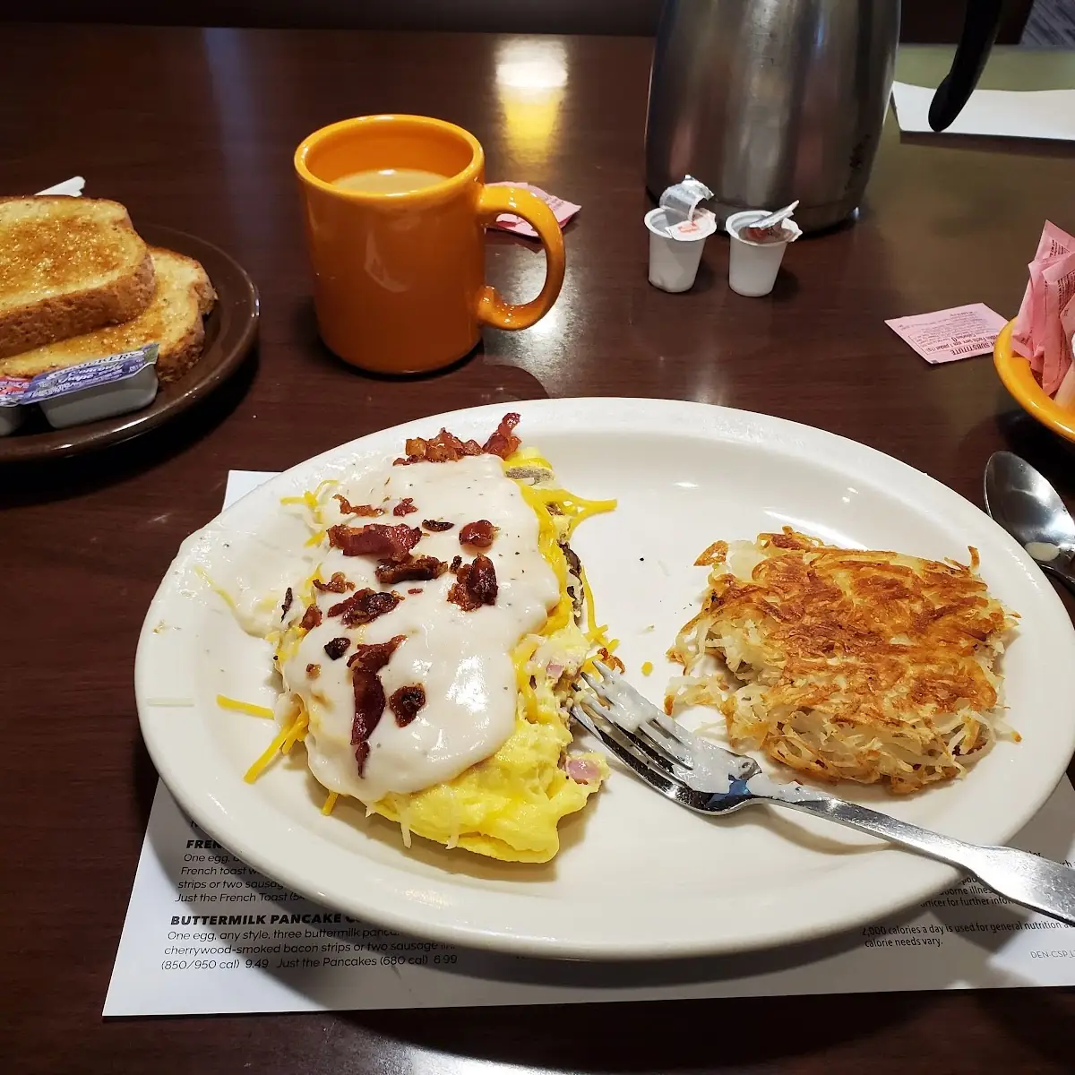Sausage and Cheese Omelette