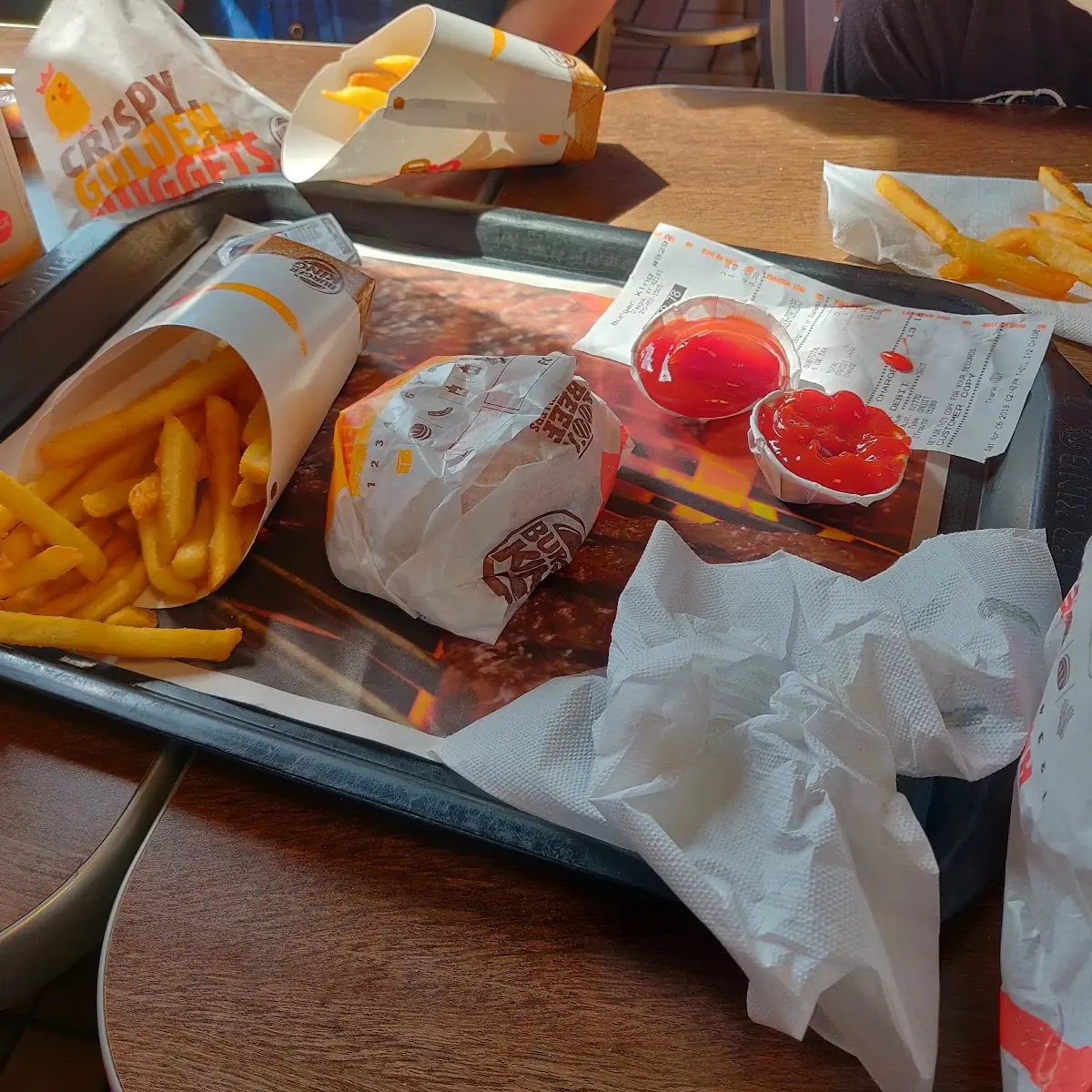 Rodeo Burger and Fries