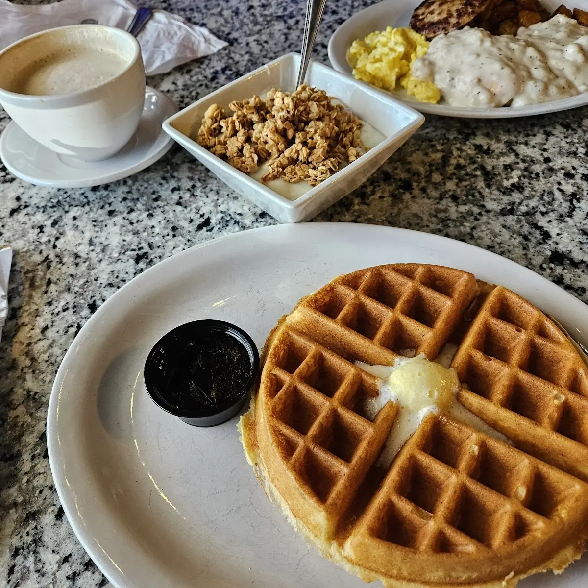 Belgian Waffle Yogurt Parfait