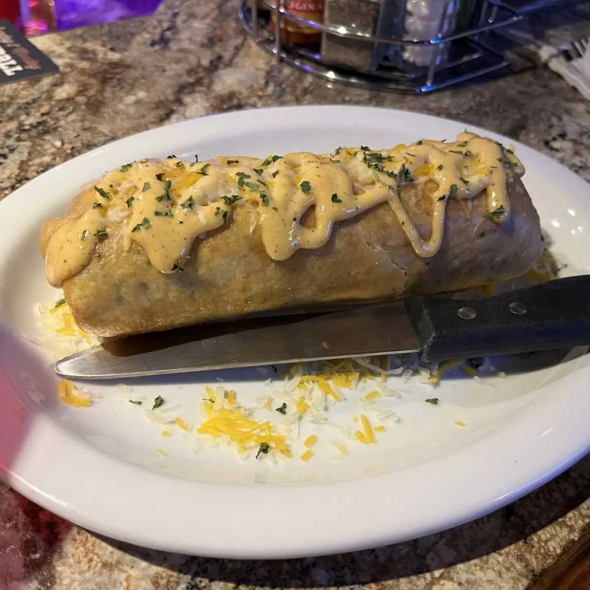 Monster Breakfast Burrito