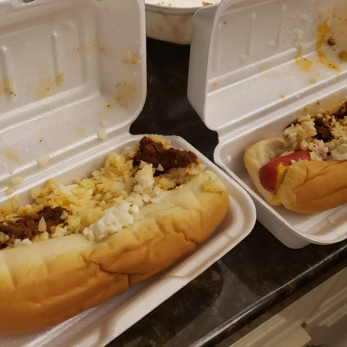 Hot Dog with Hot Chili