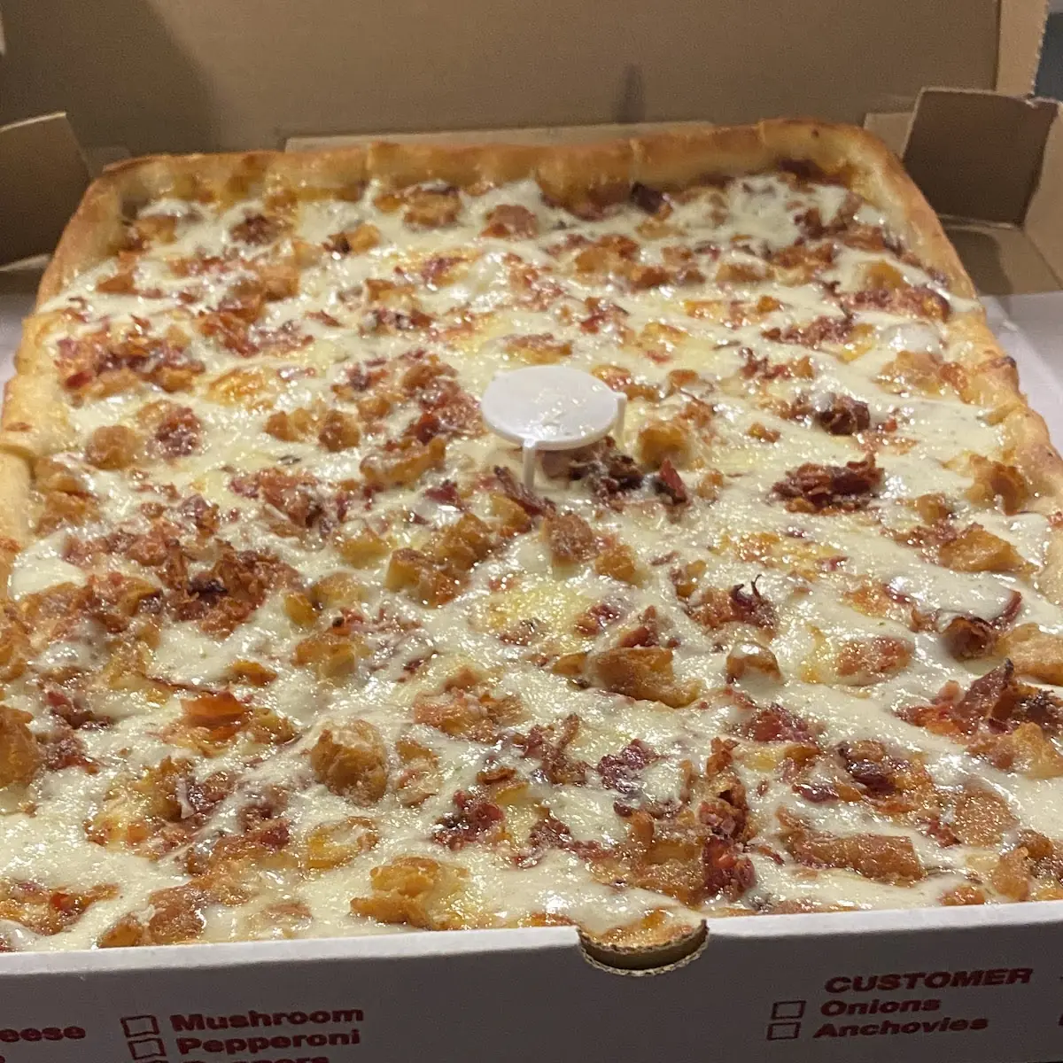 Bacon Chicken Bacon Ranch Pizza