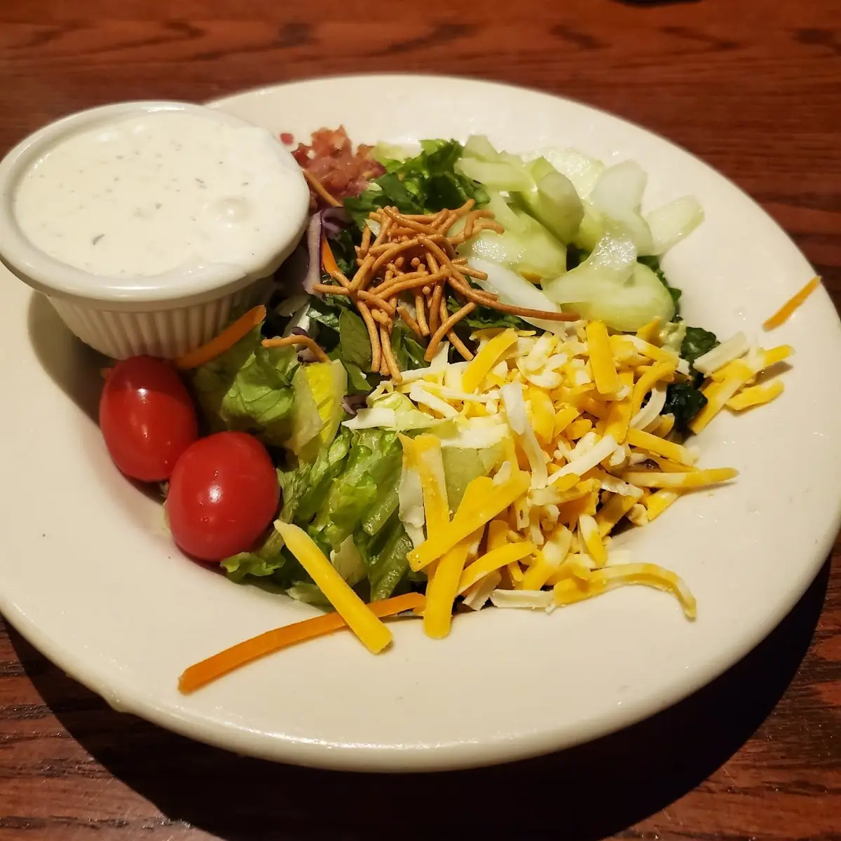 House Salad with Ranch Dressing