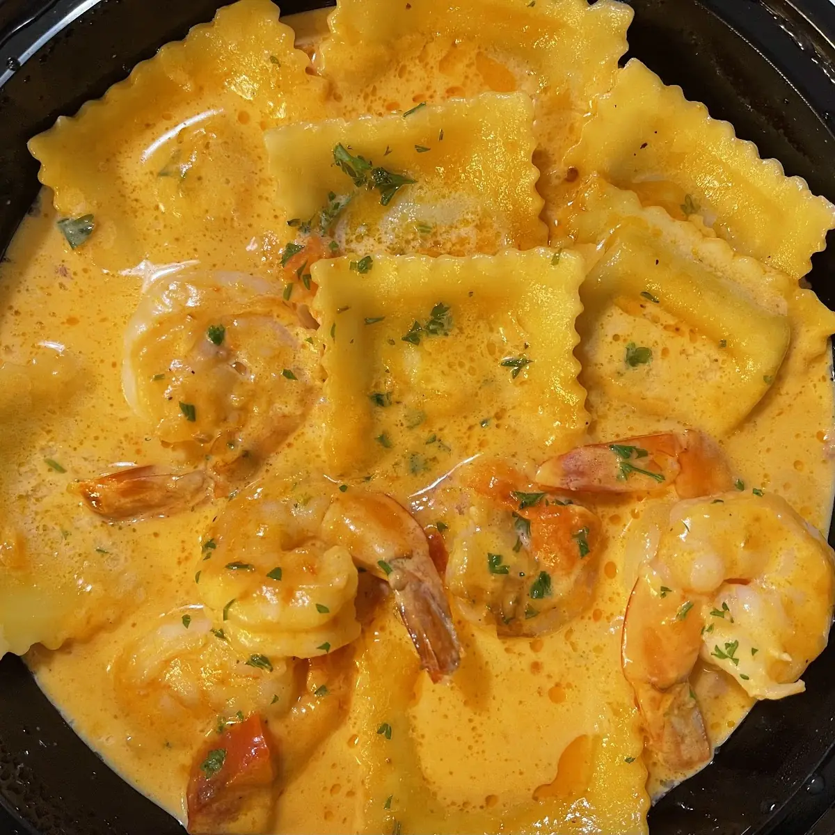 Lobster Ravioli with Vodka Sauce
