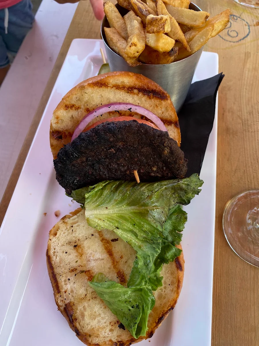 Edible Roots Veggie Burger, Kaytoo Restaurant & Bar