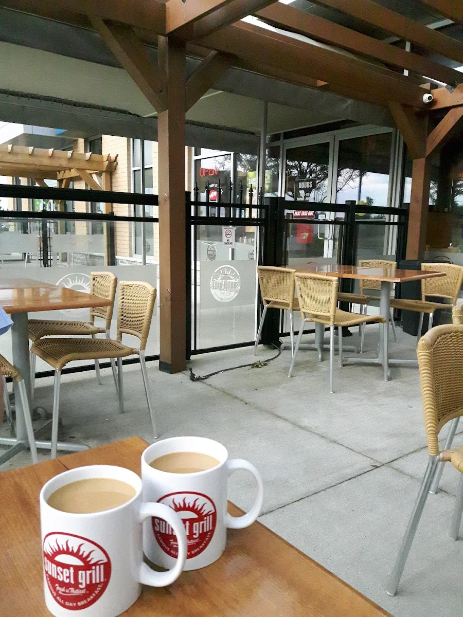 Coffee, Sunset Grill
