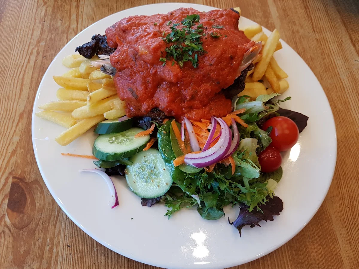 Chicken Parmigiana & Chips