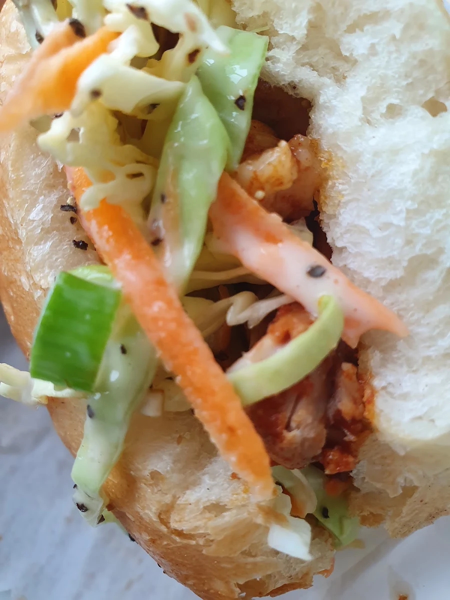 Pulled Pork Burger, Fika Cafe, Kyneton