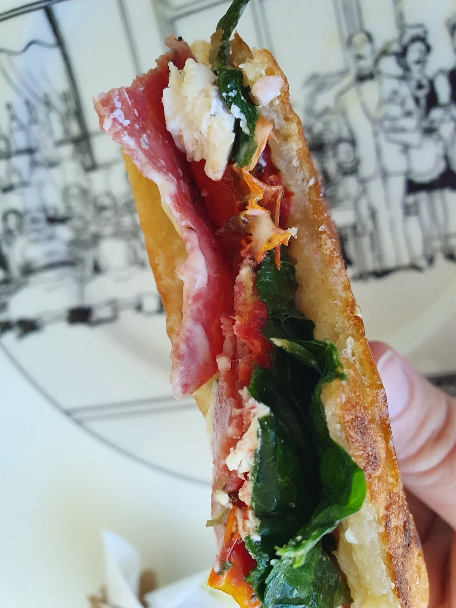 Salami Foccacia, Fika Cafe, Kyneton