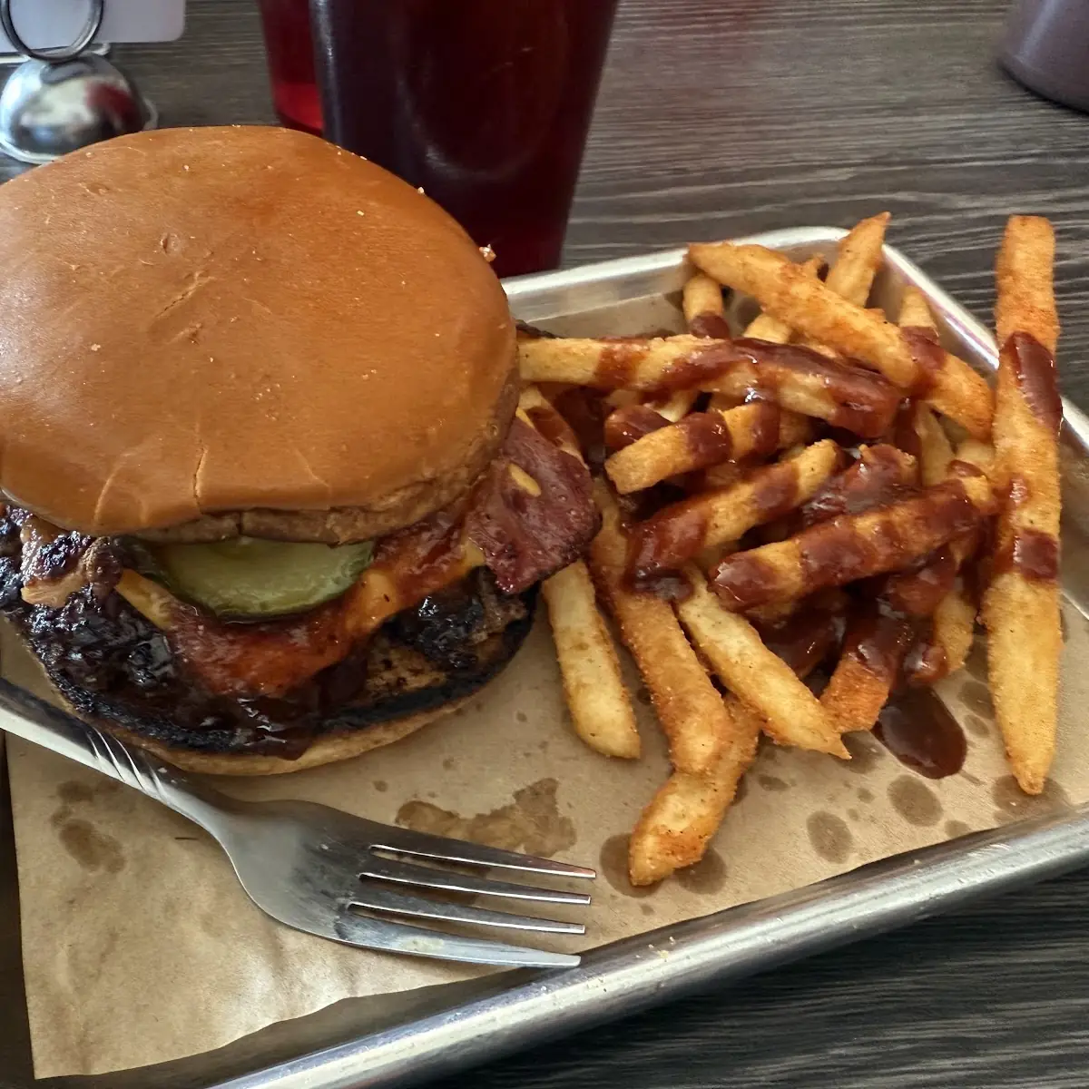 Brisket Bacon Cheeseburger